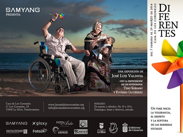 La exposición fotográfica "Diferentes" de José Luis Valdivia llega a Fuerteventura
