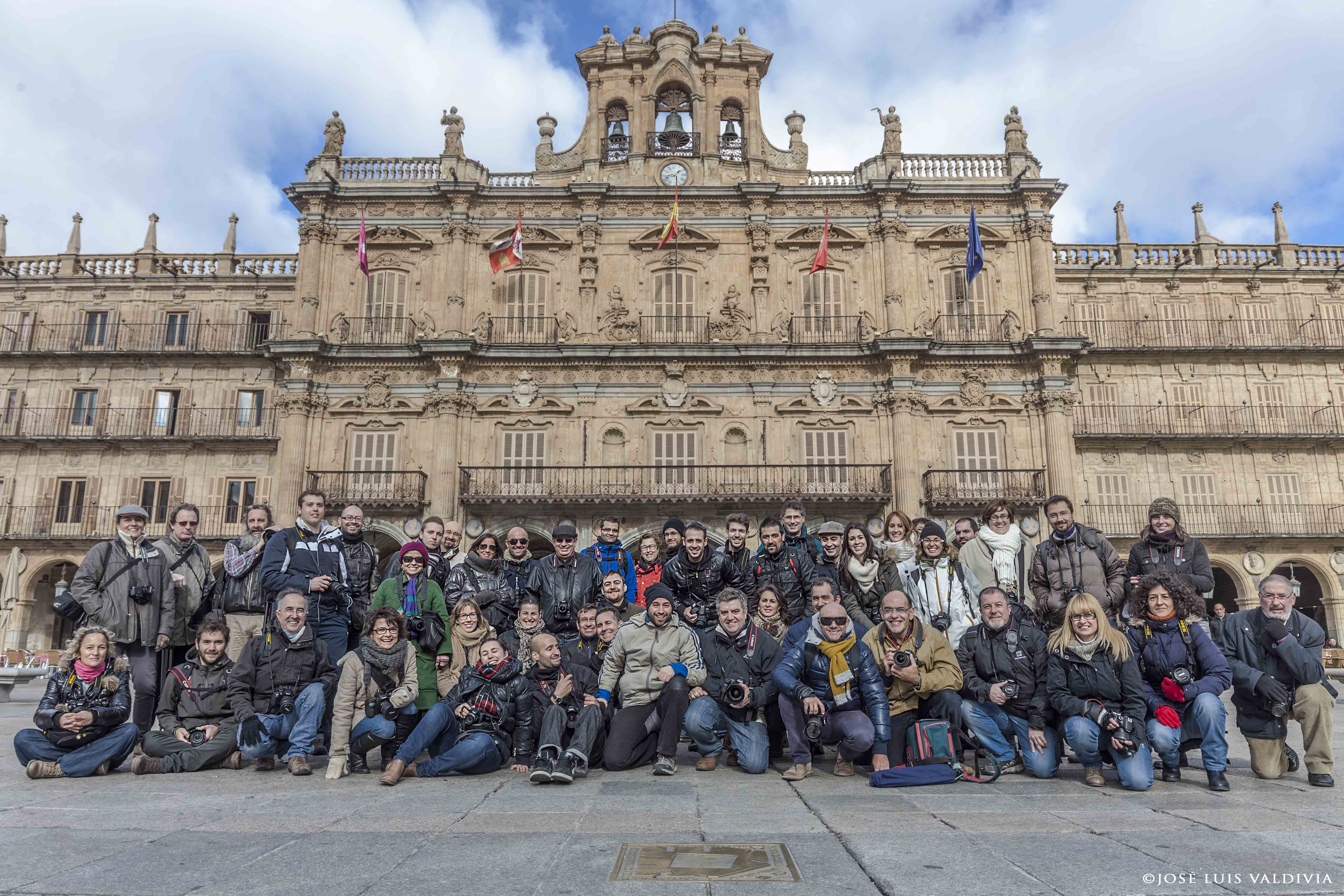 Foto de familia La Mirada y el Fotógrafo: Iniciación a la fotografía digital (Salamanca, 2013). ©JoseLuisValdivia
