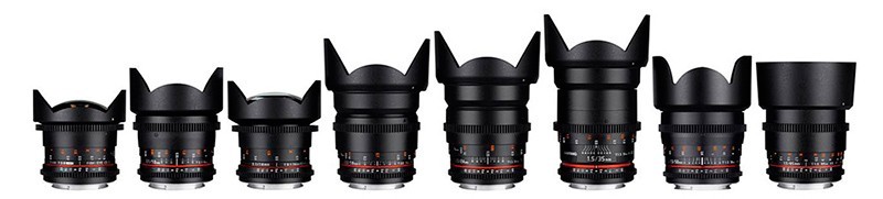 Regalos para cineastas y videógrafos: Samyang VDSLR