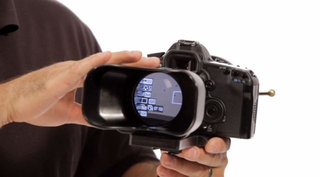 Accesorios para grabar vídeos: Visor