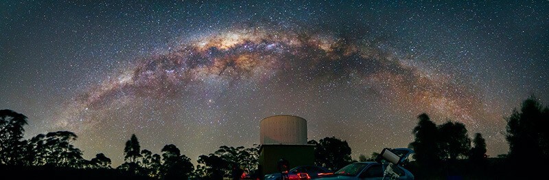 Fotos de estrellas en el cielo: Panorama, de Christian Reusch