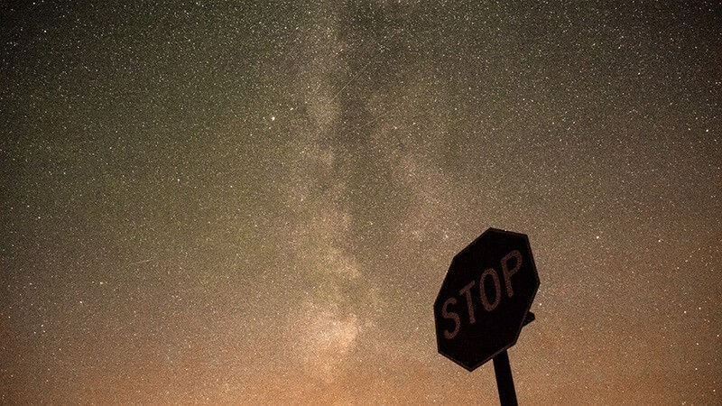 Fotos de estrellas en el cielo: Never stop, de Ryan Hallock