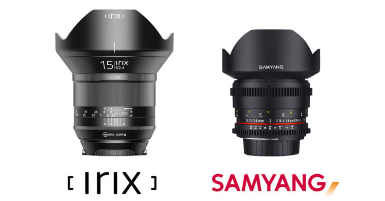 comparison irix 15mm samyang 14mm