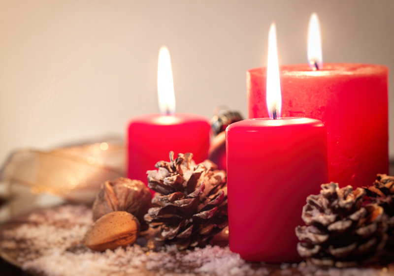 20 conseils pour photographier les bougies à Noël