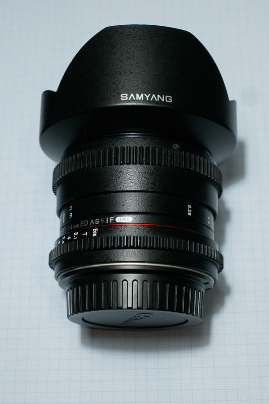Samyang 14mm para vídeo