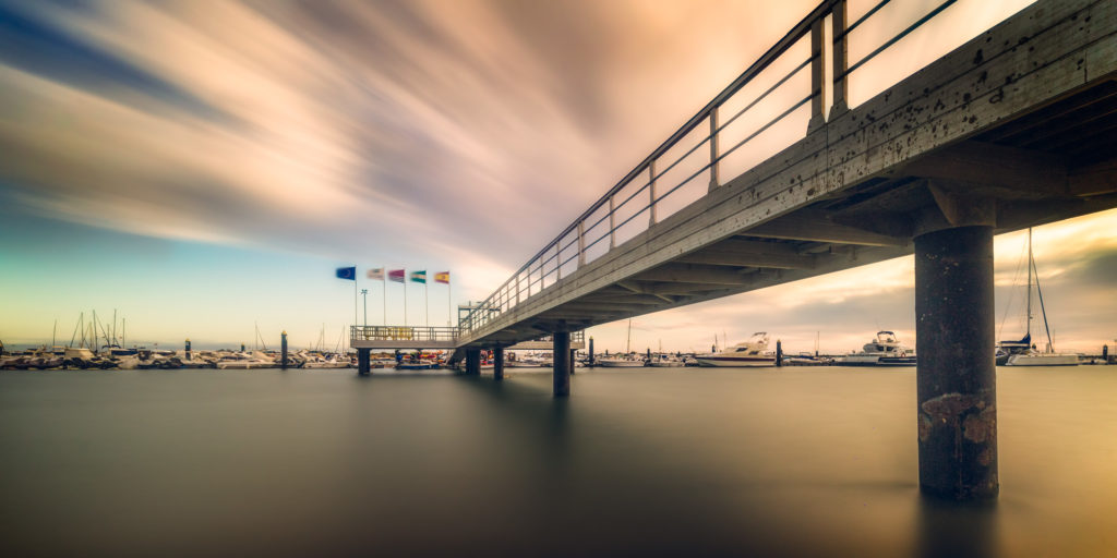 Photographies de nuages en mouvement