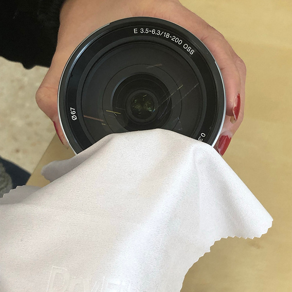 TOSSPER 5 Piezas de Tela Gris Lentes de Limpieza de Microfibra Limpia la Lente del Polvo de Niebla toallitas Limpiador de Pantalla de Tela 
