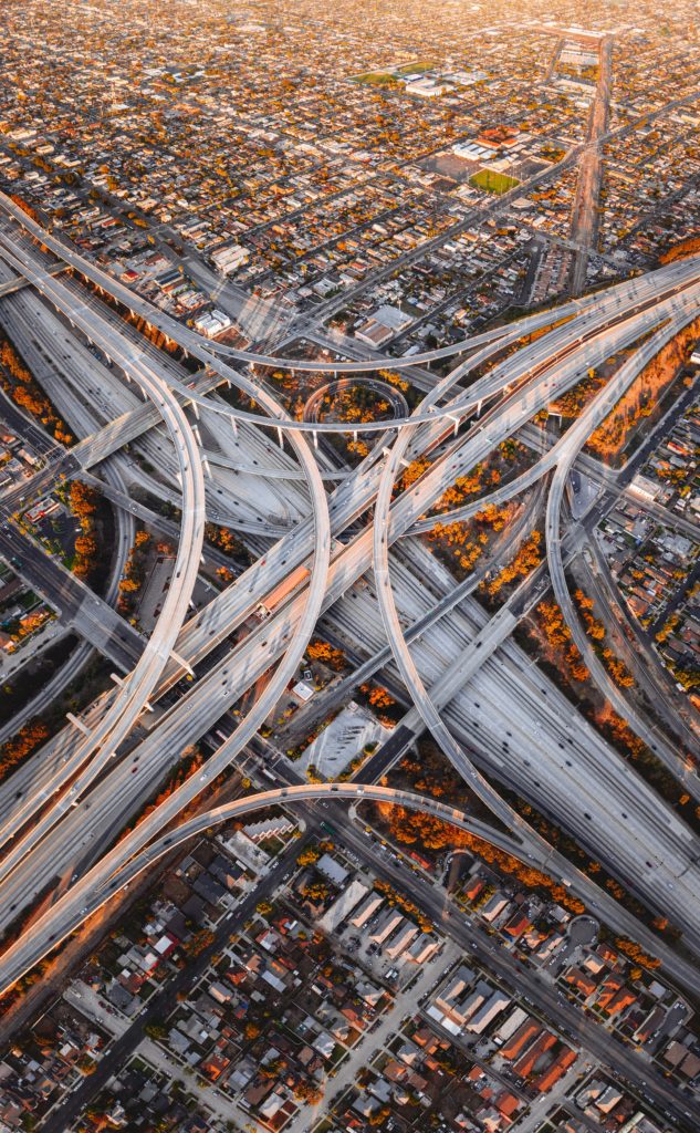 Fotos panorámicas originales: Ciudad desde una vista aérea